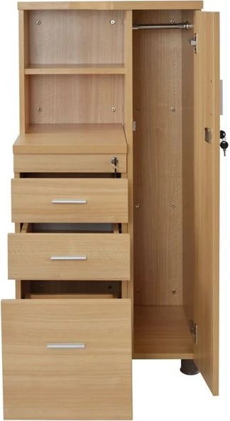 Dollap profesional për zyre, ngjyrë lisi, FH2052.01R, 60x46x120 cm