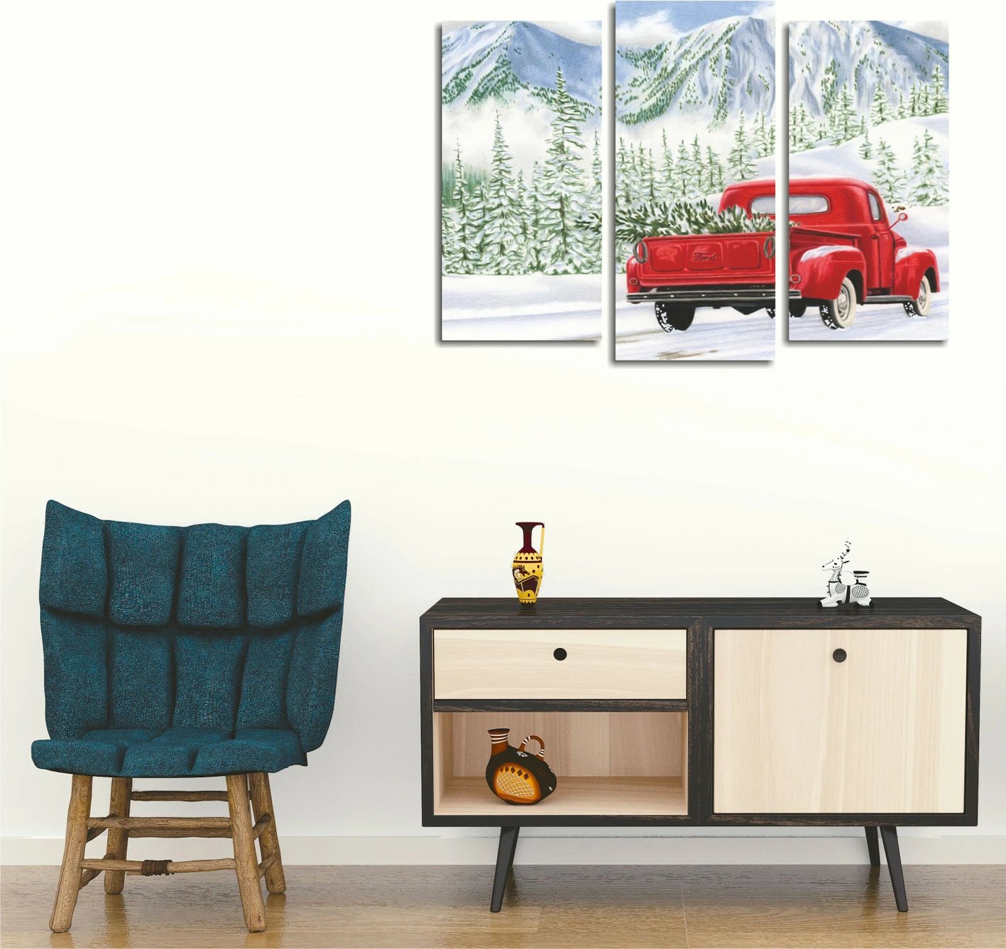 Pikturë dekorative në kanavacë (3 pjesë), Wallity, UC94