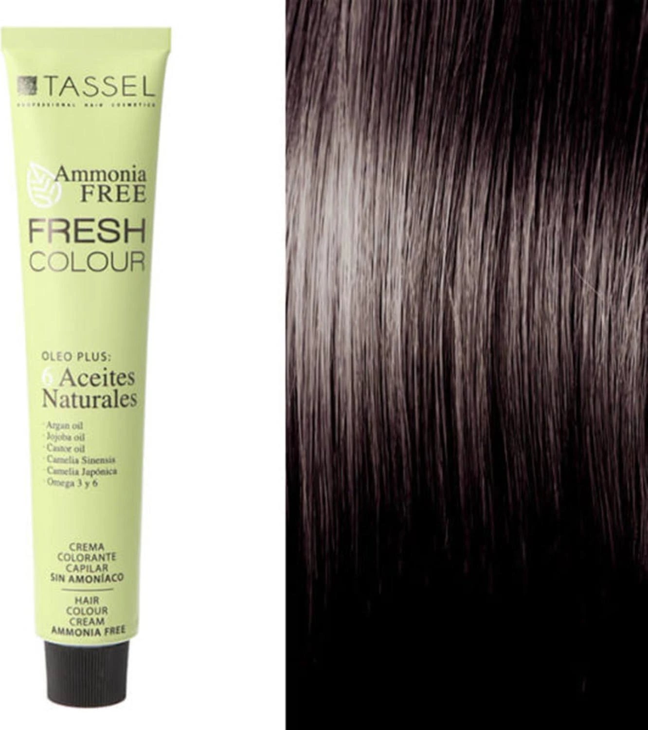 Bojë për flokë Eurostil Fresh Colour Crema Colorante Sin Amoniaco Castaño Medio 1 copë
