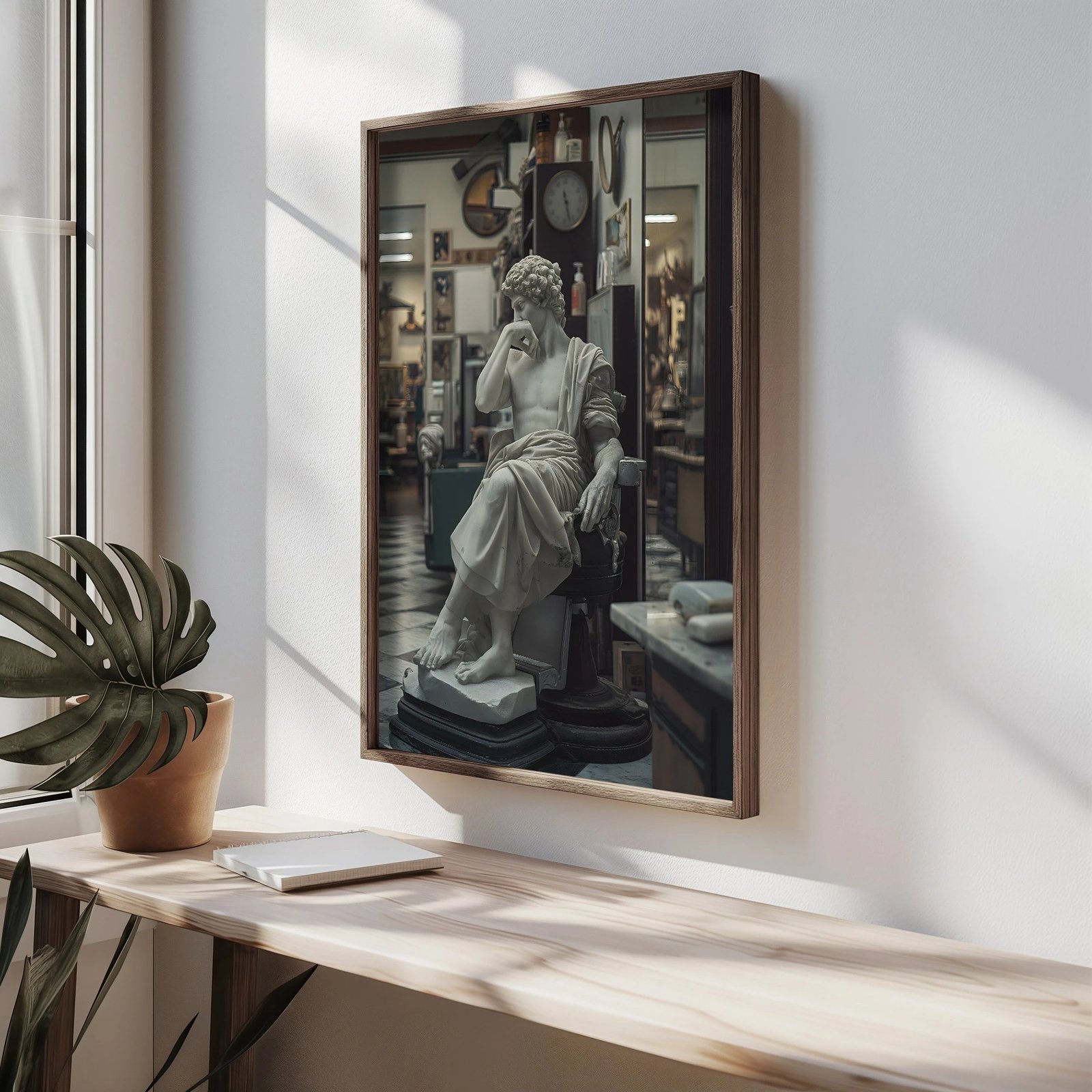 Pikturë dekorative me kornizë MDF, Wallity, HUM052, shumëngjyrëshe, 50x70x3.5cm