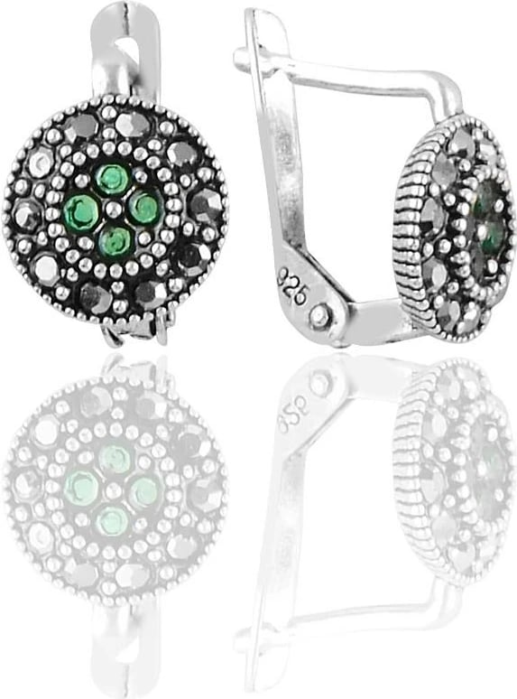 Vathë argjendi Jumeon, ngjyrë e gjelbër, 11240YESIL