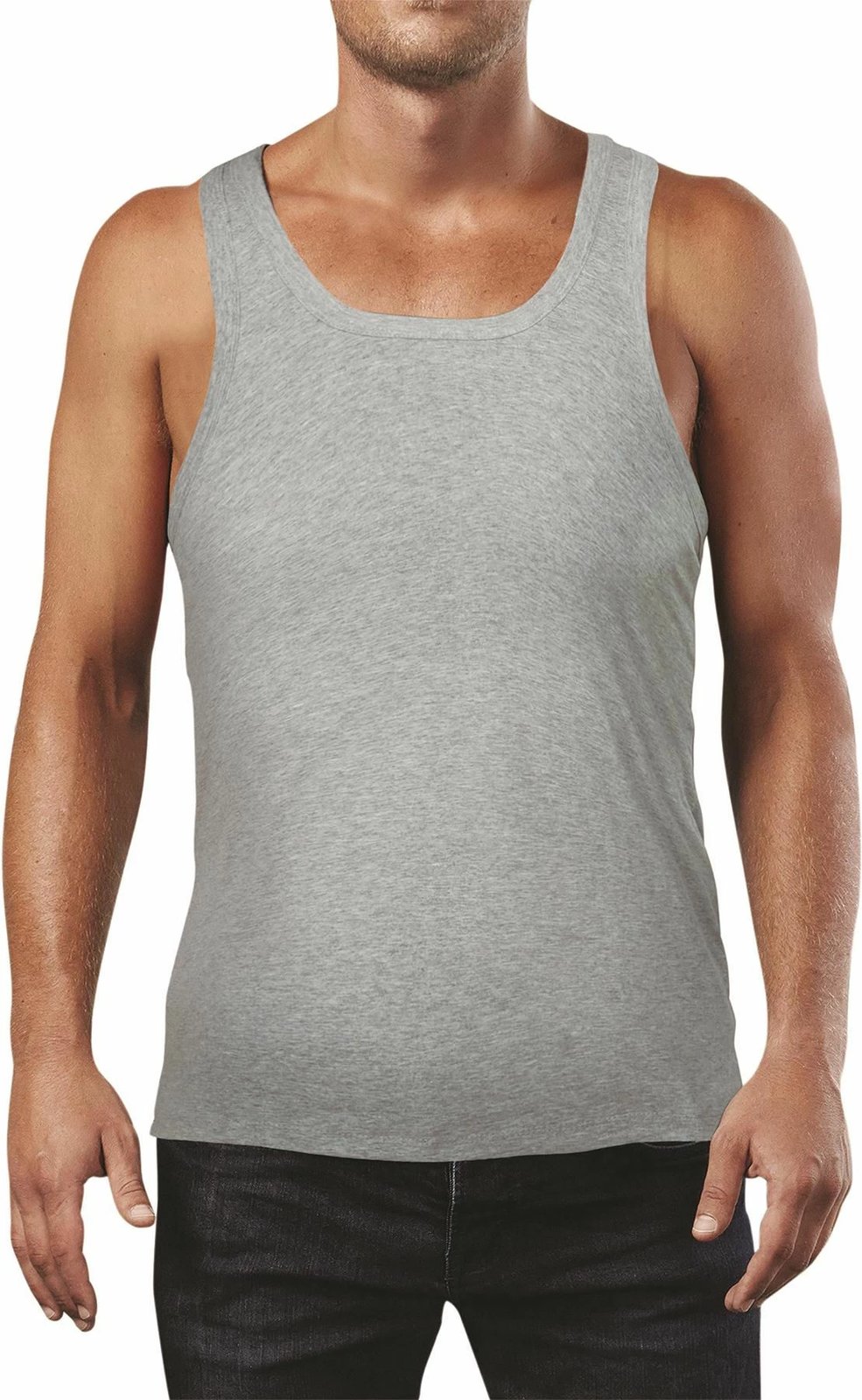 Fanellë e brendshme për burra, ngjyrë gri, Jumeon, 002-000101, 3XL