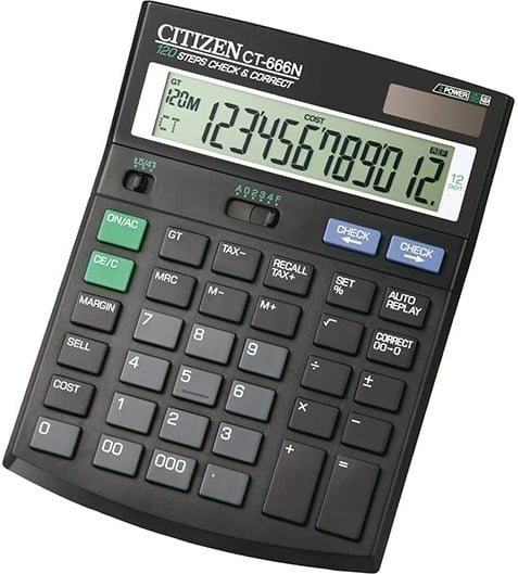 Kalkulator Citizen CT-666N, i zi 