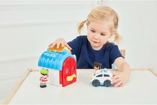 Happyland Take And Go Police Station Playset