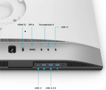 Monitor Benq PD2730S, 27", 5K, IPS, Thunderbolt 4, Argjendtë/Bardhë