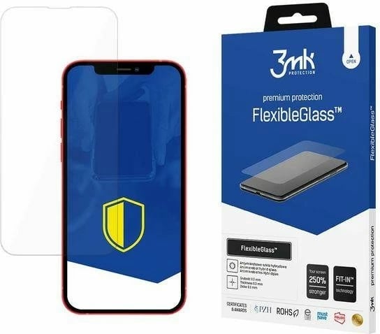 Xham hibrid mbrojtës 3MK FlexibleGlass për iPhone 13/13 Pro, Transparent