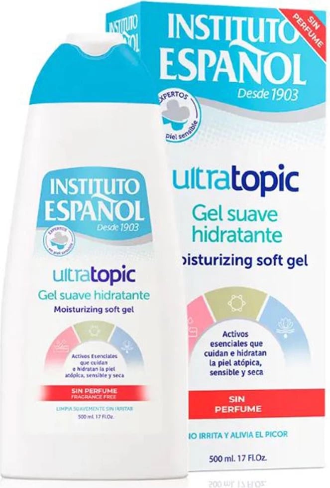 Gel hidratues i butë Instituto Español Ultratopic pa aromë 500ml