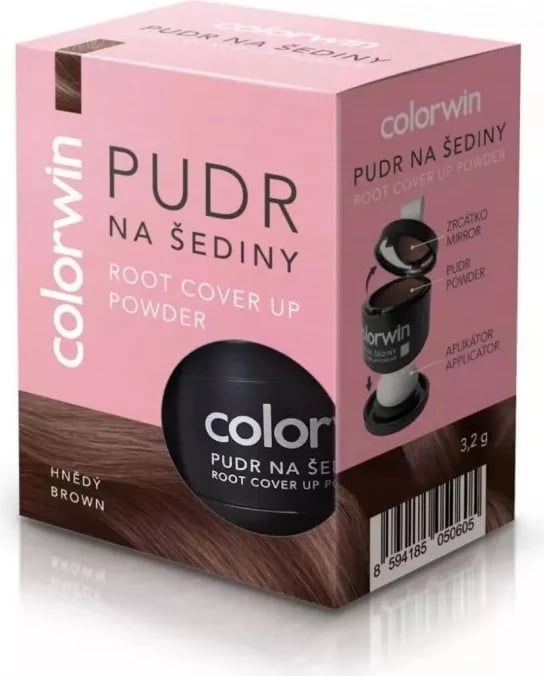 Pluhur për rrënjë të flokëve Colorwin kafe 3.2g