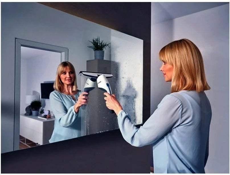 Pastrues elektrik për dritare Leifheit NEMO, 28 cm, IPX7, zi/turkuaz/bardhë