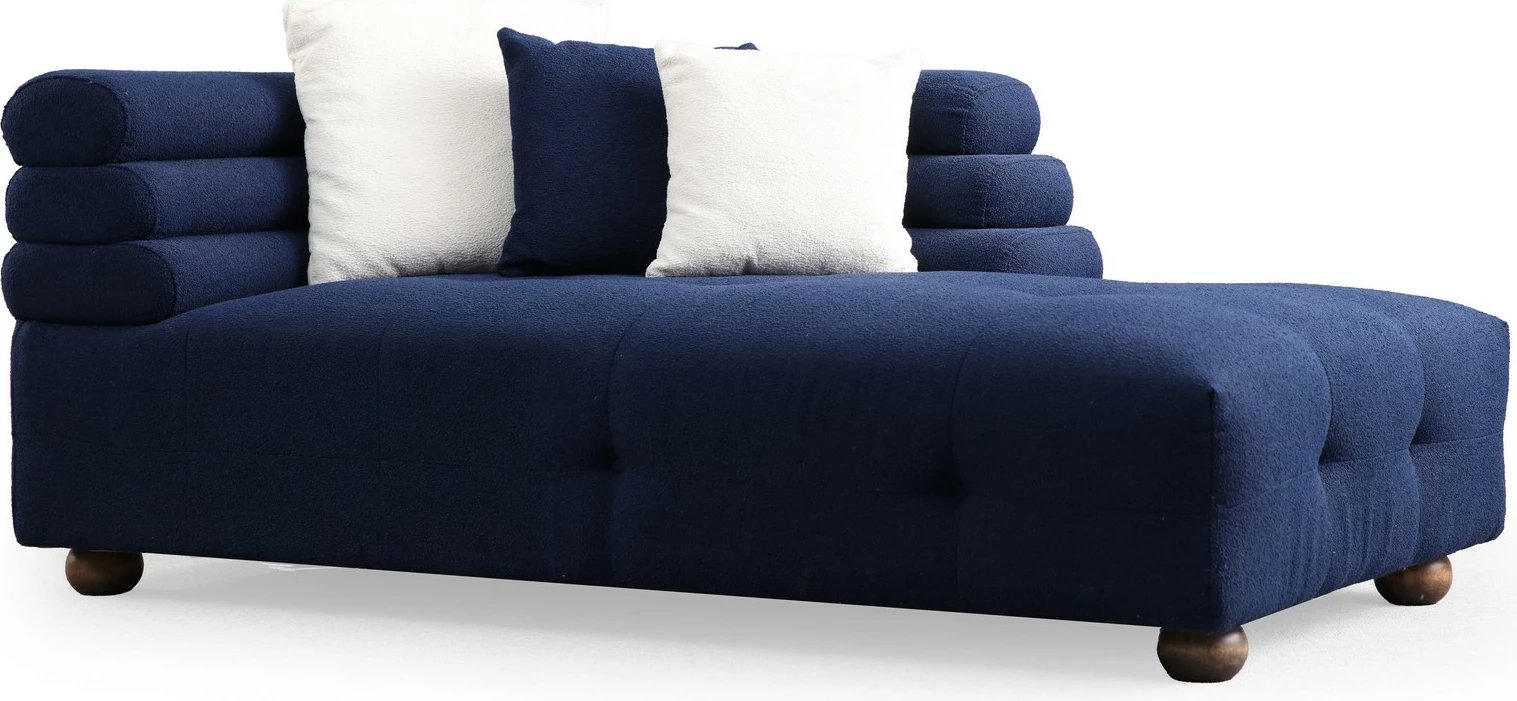 Këndore Boston, ngjyrë blu e natës, Atelier del Sofa, kënd i djathtë