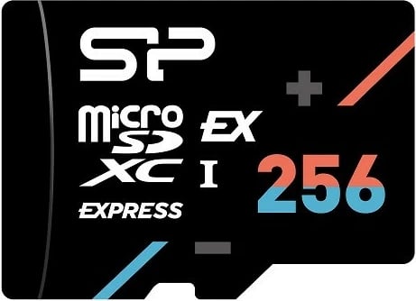Kartë memorie microSDXC, Silicon Power Hypera SP256GBSTEI31V10, 256GB, SD Express 7.1 PCIe Gen3x1 NVMe, deri 880/700 MB/s, A1 U3 V30