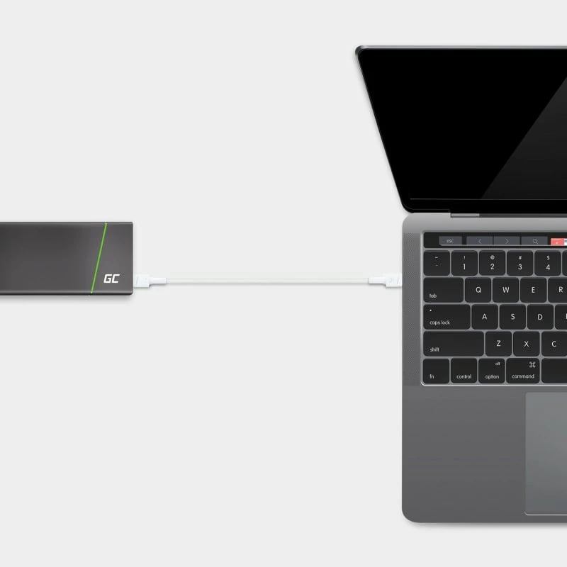 Kabllo USB-C në USB-C Green Cell PowerStream 30cm, Power Delivery 60W, Quick Charge 3.0, Bardhë Kabllo USB-C në USB-C Green Cell PowerStream 30cm, Power Delivery 60W, Quick Charge 3.0, Bardhë