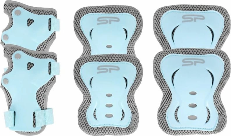 Mbrojtëse për patina Spokey Shield për fëmijë, blu me gri