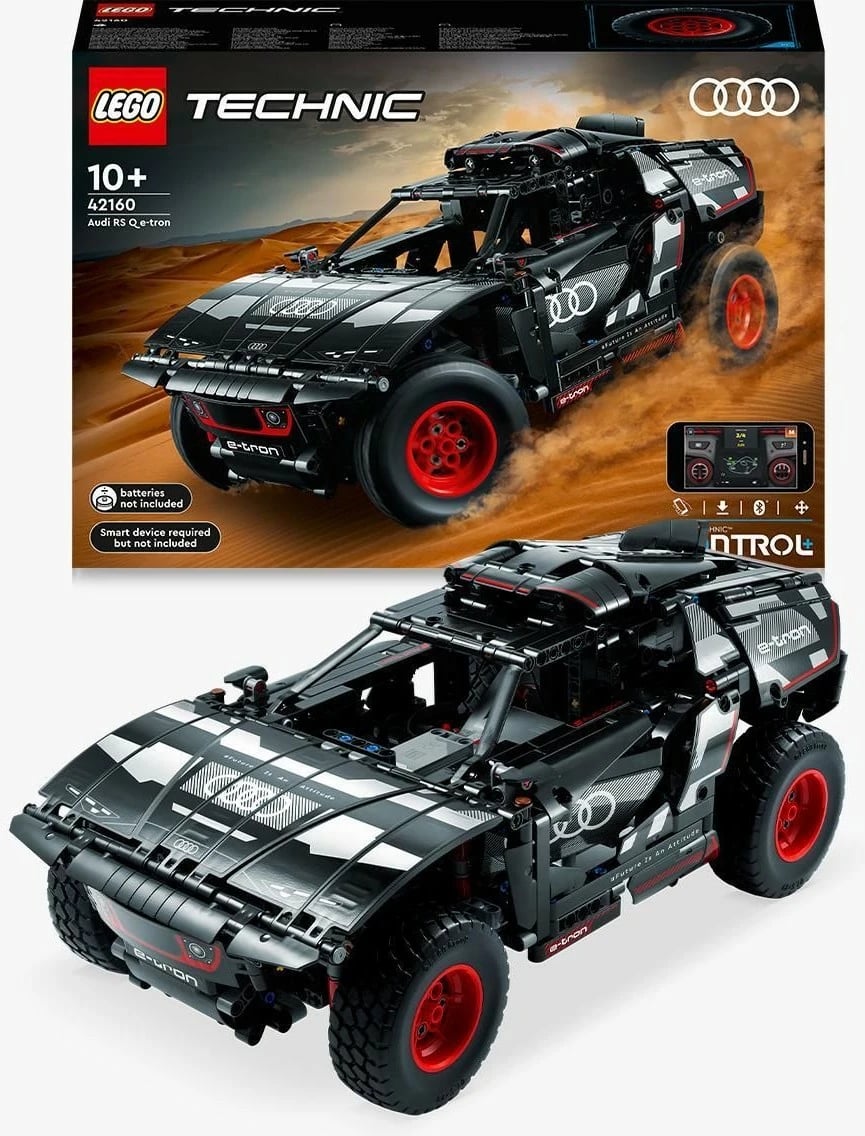 LEGO Technic Audi RS Q e-tron, 914 pjesë, ngjyrë e zezë