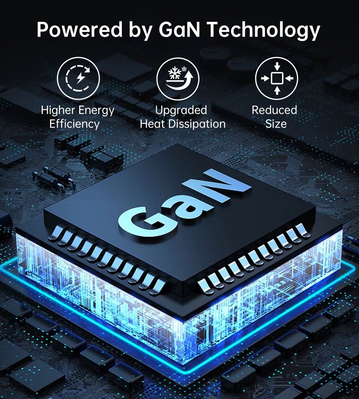 Karikues muri Choetech PD8008, 100W, 2x USB-C, 2x USB-A, i bardhë