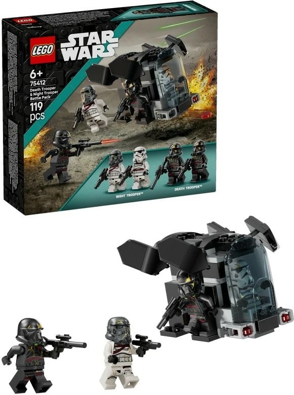 Set LEGO Star Wars 75412 Death Trooper & Night Trooper, 119 pjesë, i vogël