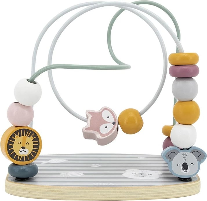 Labirint druri me rruaza, Viga Zoo, për 18m+, dimensione 186x132x185 mm, shumëngjyrësh