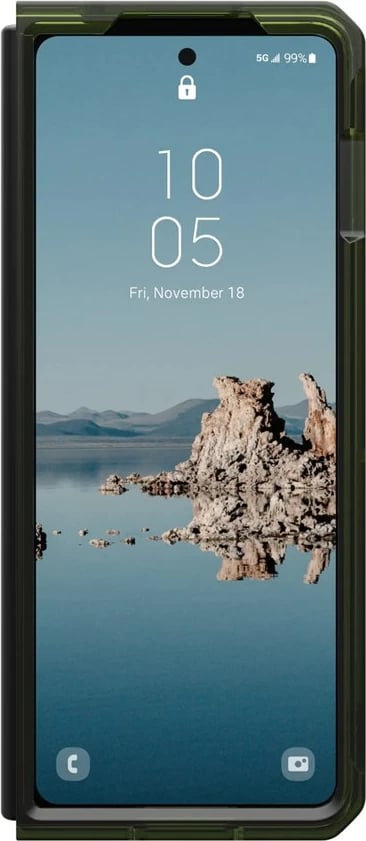Mbështjellës për celular Samsung, Urban Armor Gear 21421511723A, Cover, 7.6", Gjelbër/Transparent