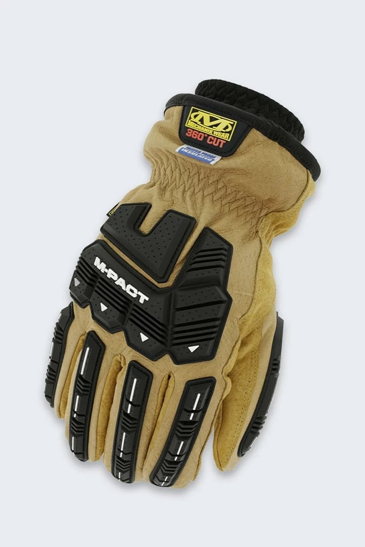 Doreza pune Mechanix Coldwork Waterproof Leather, kafe