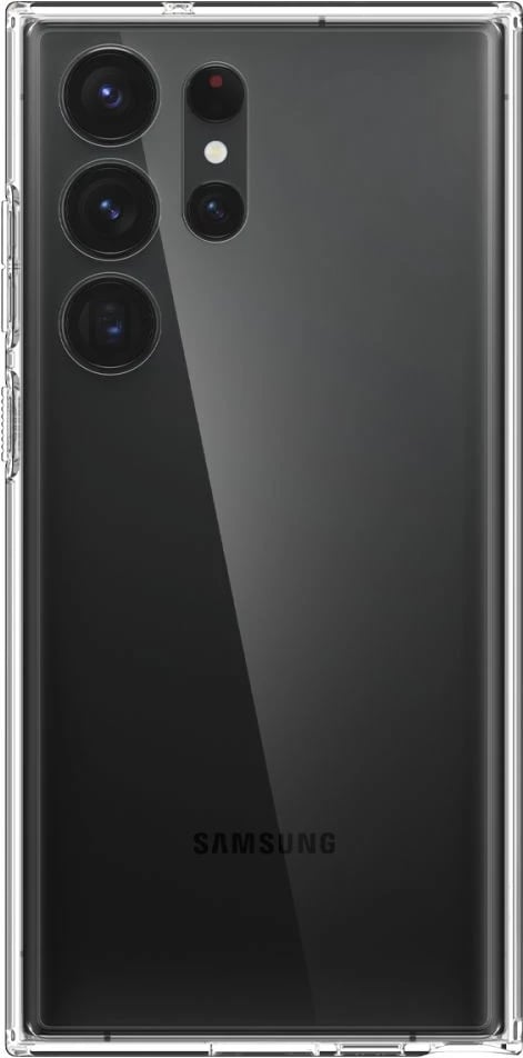 Mbështjellës Spigen Ultra Hybrid për Samsung Galaxy S23 Ultra, Transparent