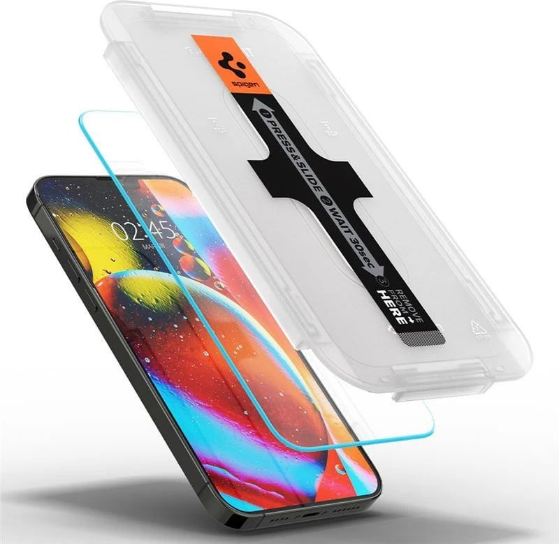 Xham mbrojtës privacy Spigen Glas.tR EZ Fit për iPhone 13 Pro Max, 2 copë