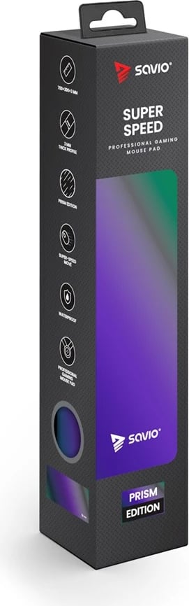 Mauspad SAVIO Super Speed Prism Edition, L, vjollcë
