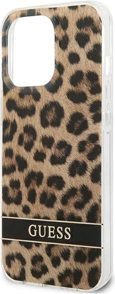 Mbështjellës Guess GUHCP13LHSLEOW për iPhone 13/13 Pro 6.1", hardcase, Leopard, kafe Mbështjellës Guess GUHCP13LHSLEOW për iPhone 13/13 Pro 6.1", hardcase, Leopard, kafe
