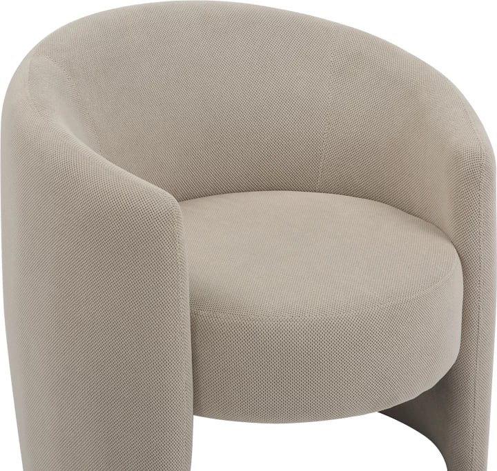 Karrige Barken, ngjyrë bezhë, 77x74.5x73cm