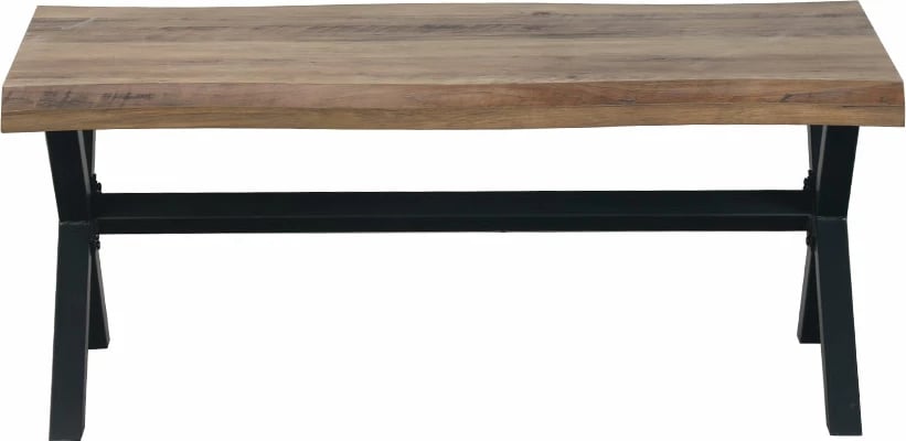 Tavolinë kafeje Brick, ngjyrë arre e zezë, 110x60x45