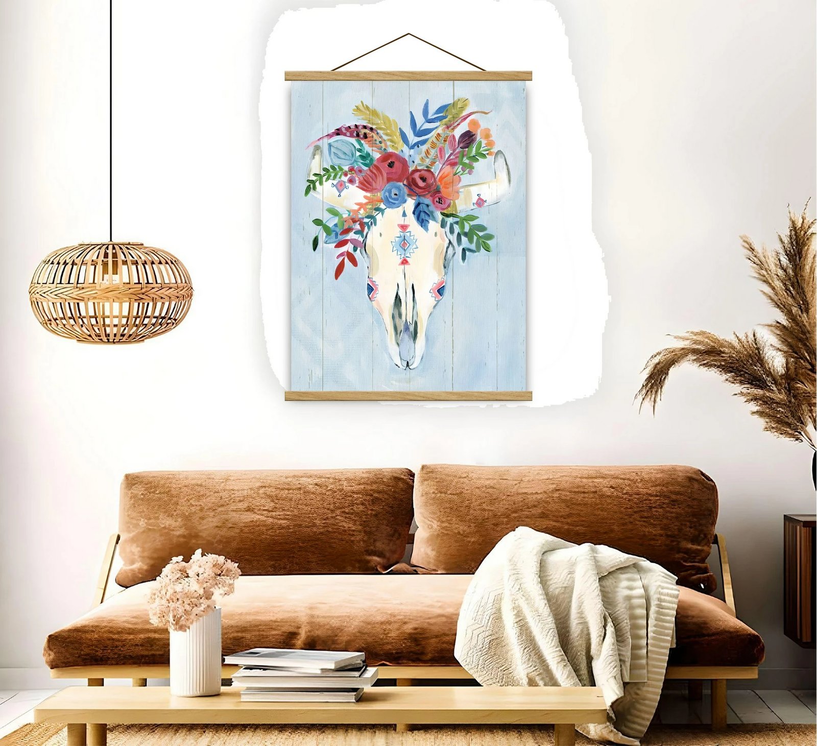 Pikturë dekorative me kornizë, shumëngjyrëshe, Wallity MRG39, 50x70cm