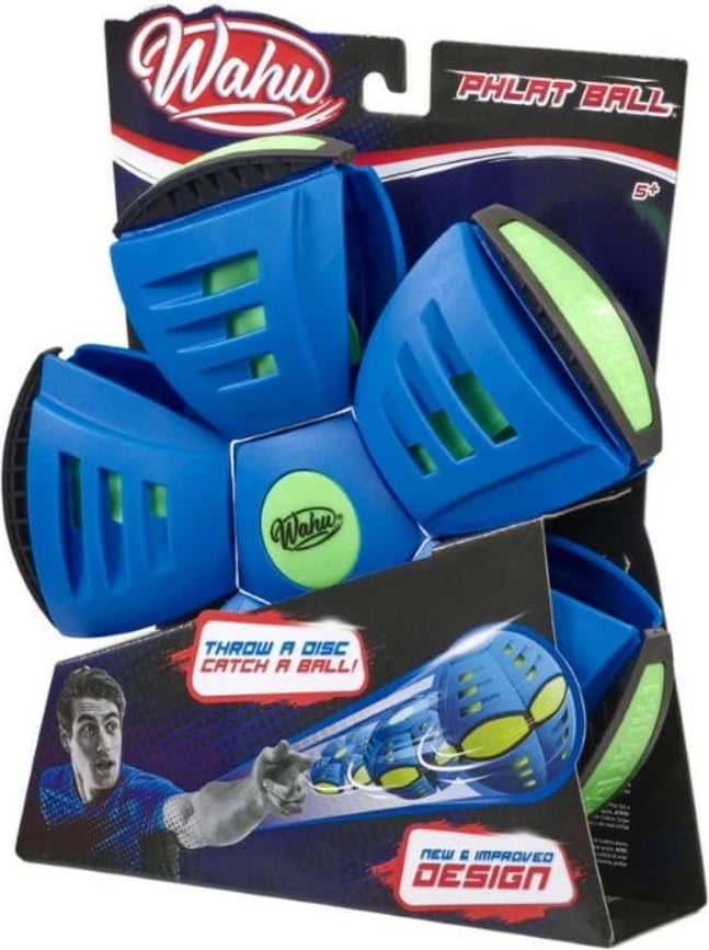 Top-disk transformues Goliath Wahu Phlat Ball Classic, plastikë, Blu