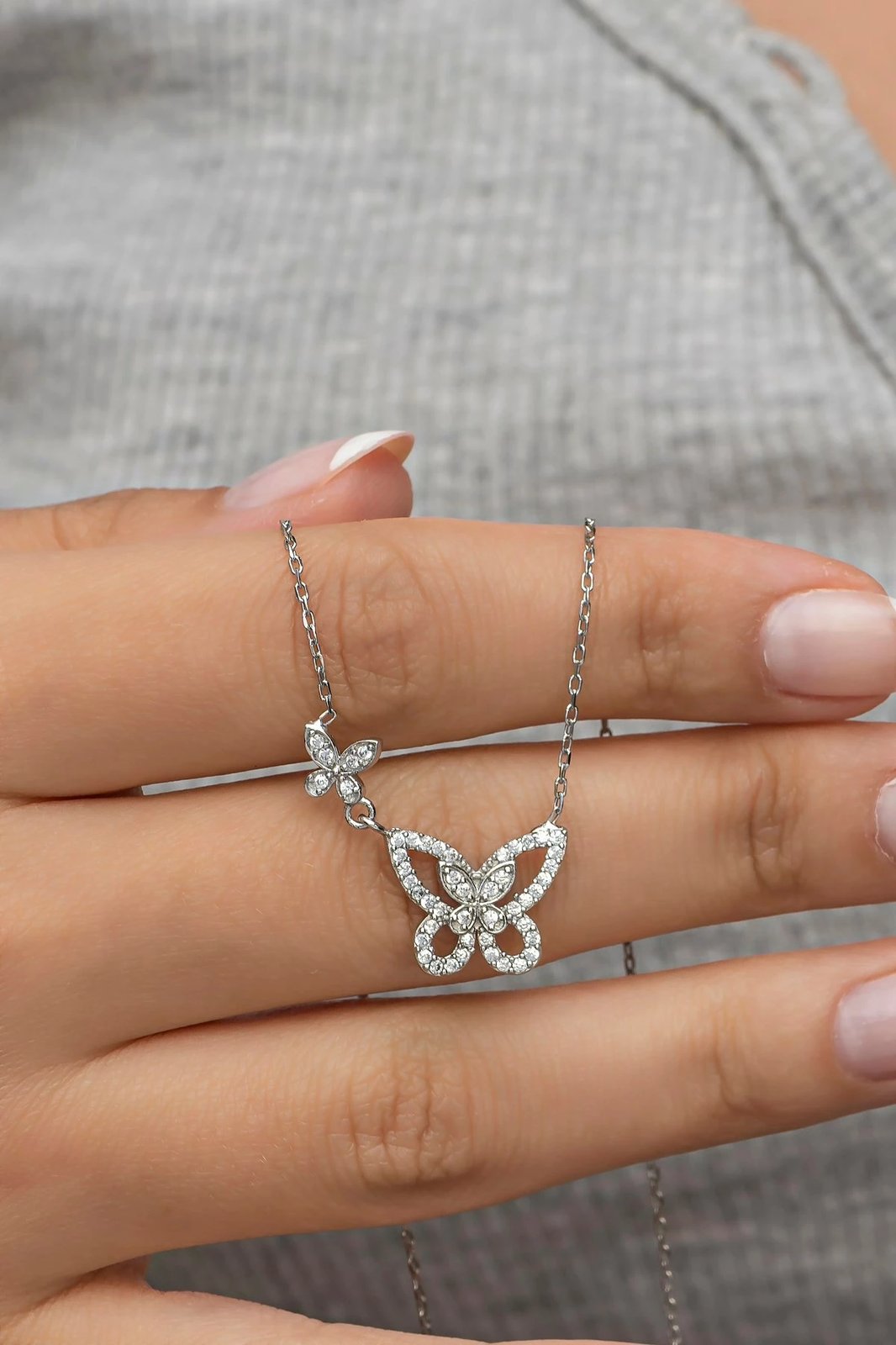 Varëse argjendi me flutur, ngjyrë argjendi, Jumeon, NRZ9986791