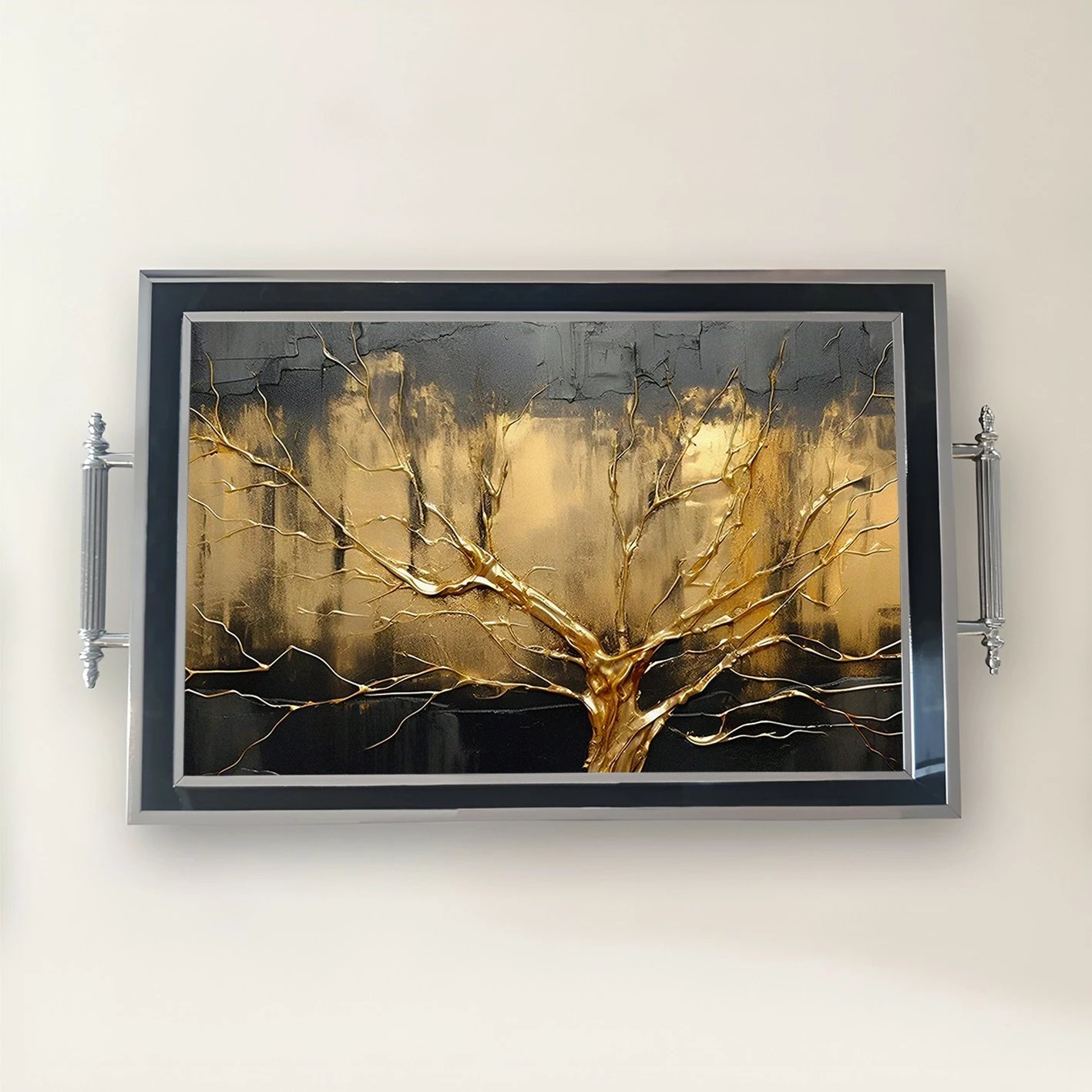 Tabaka qelqi dekorative, Aberto Design, TPG9928, shumëngjyrëshe