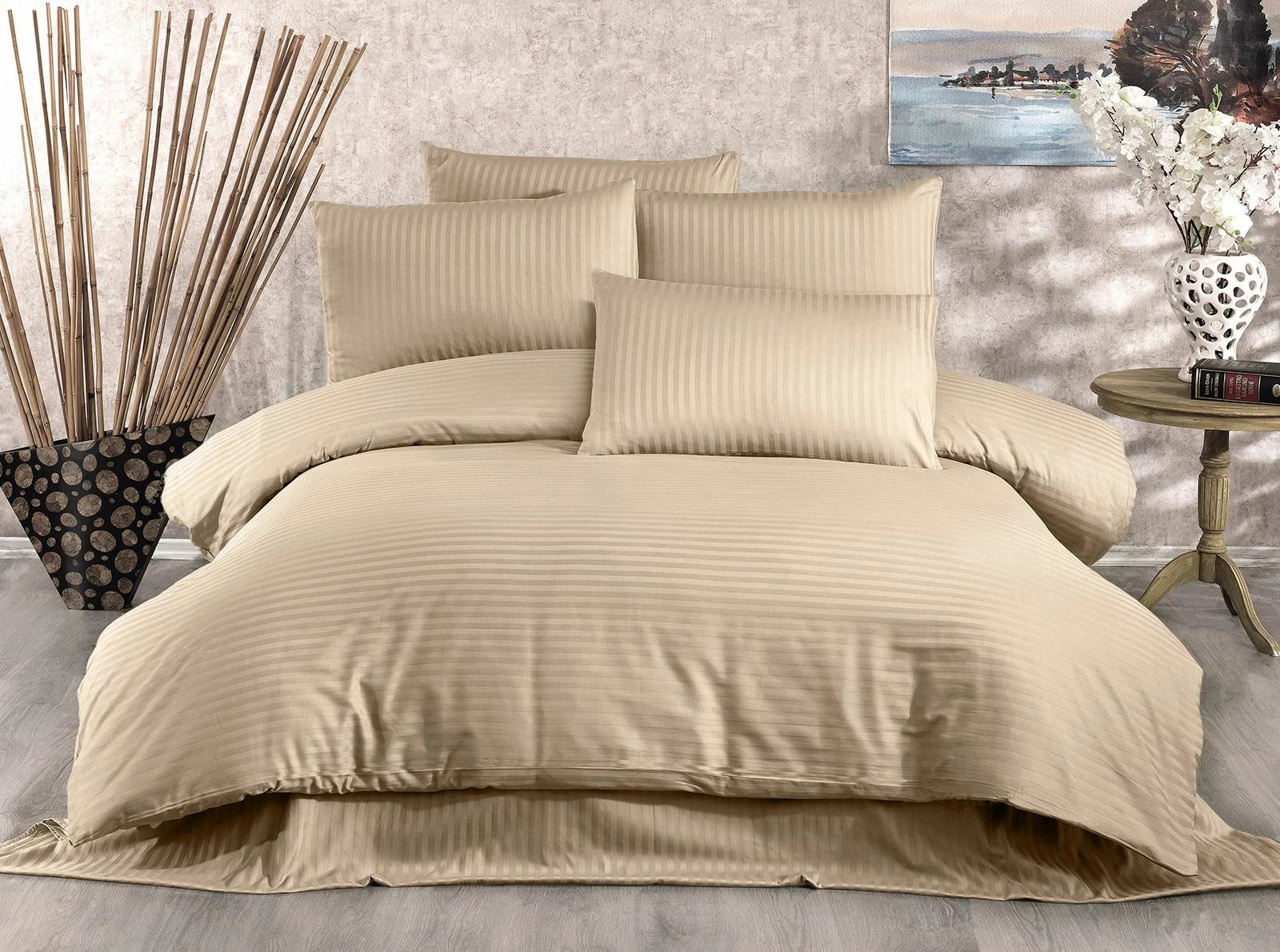 Set mbulesë për jorgan King, ngjyrë kapuçino, L'essentiel, Lilyum