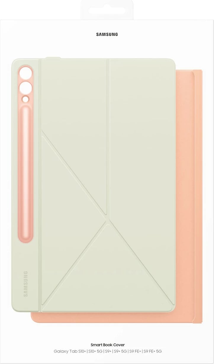 Mbështjellës folio Samsung Galaxy Tab S10+, S9+, S9 FE+, portokalli