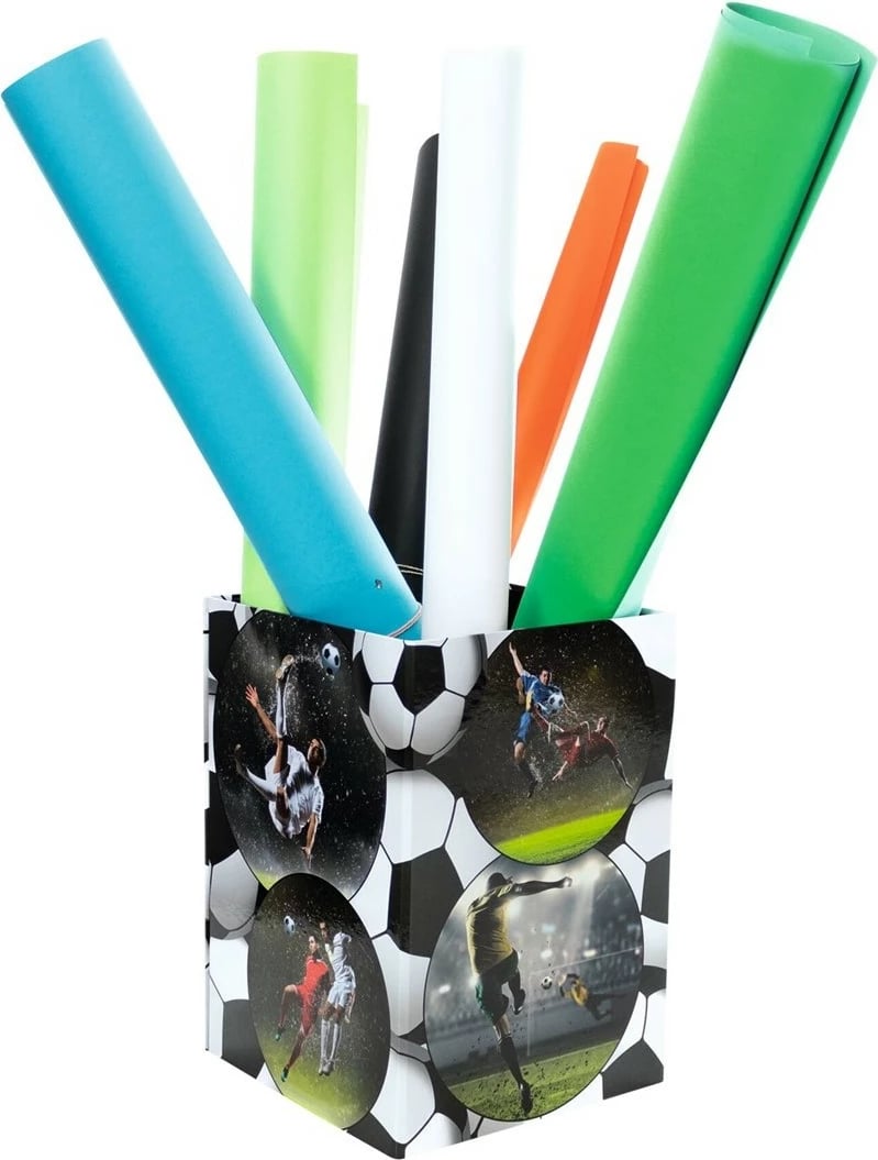 Kosh letre HERMA Papierkorb Fussball, motiv futbolli