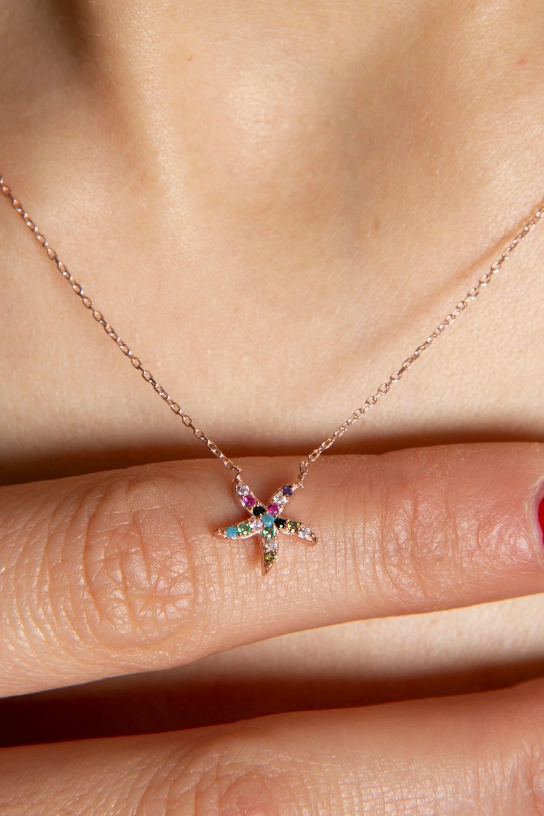 Qafore argjendi Elika, ngjyrë ari rozë, ELKSLVR7459R