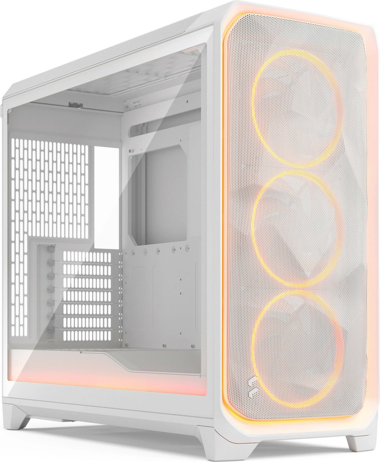 Kasë Fractal Design Meshify 3 XL Ambience Pro RGB, midi tower, bardhë, xham i temperuar, RGB