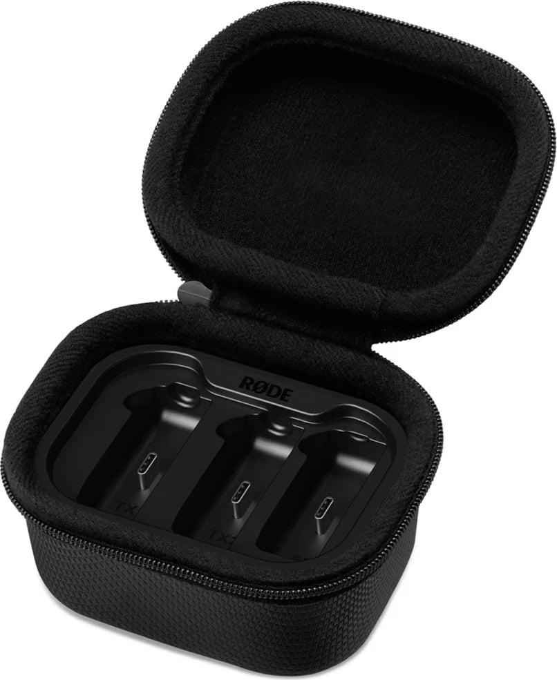 Mbështjellës RODE Chargingcase+, i zi