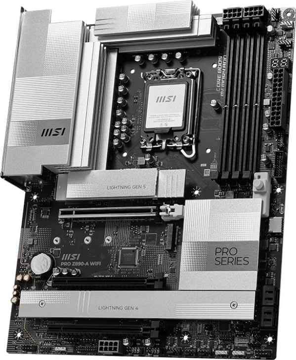 Pllakë amë MSI PRO Z890-A WIFI, Intel Z890, Socket LGA 1851, ATX, E zezë
