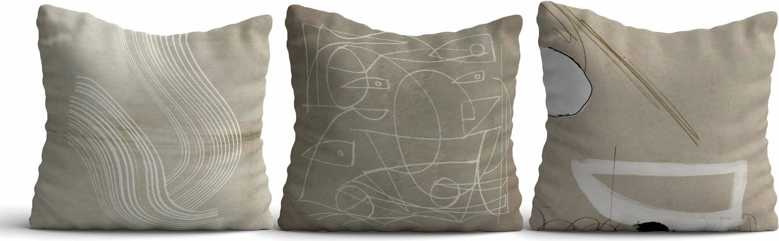 Set mbulesash për jastëkë (3 copë), dizajn Aberto, Asr_plw25 - 40