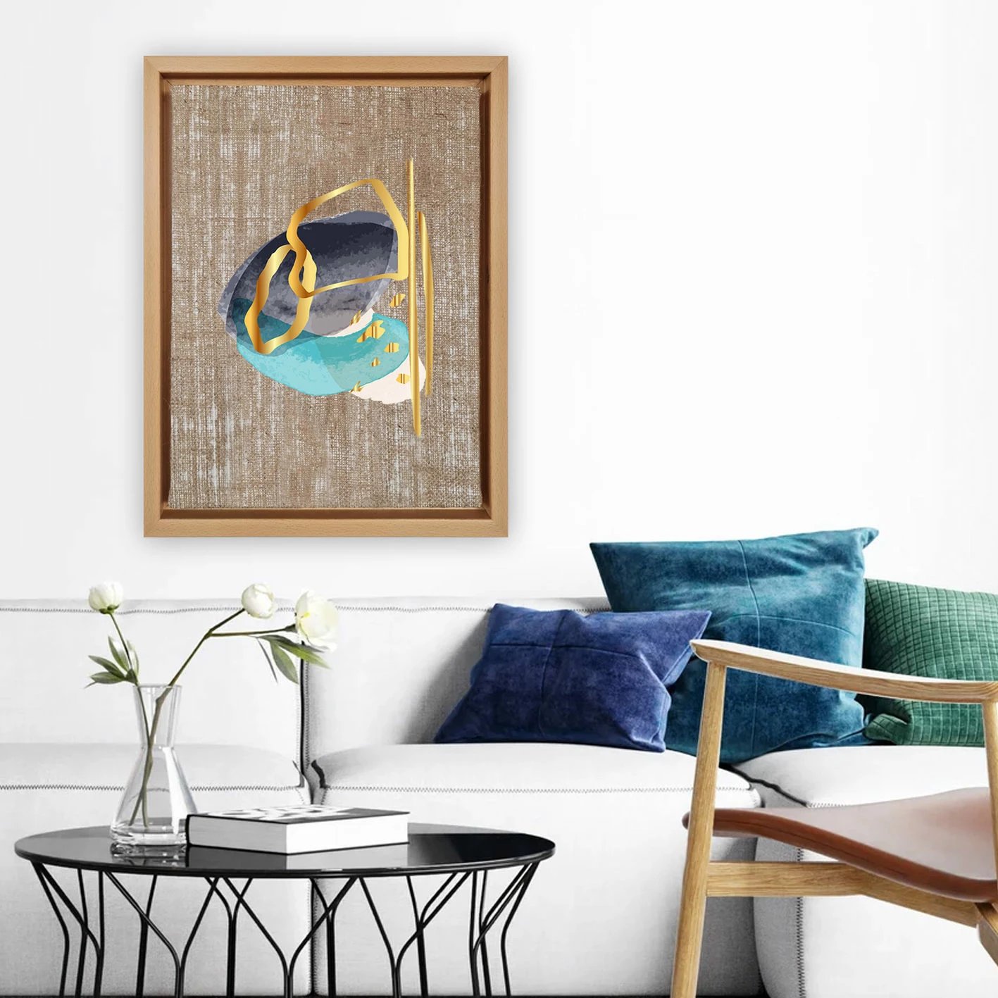 Pikturë dekorative në kanavacë, shumëngjyrëshe, Wallity, LNJ319425232843 - 3646, 36x46cm