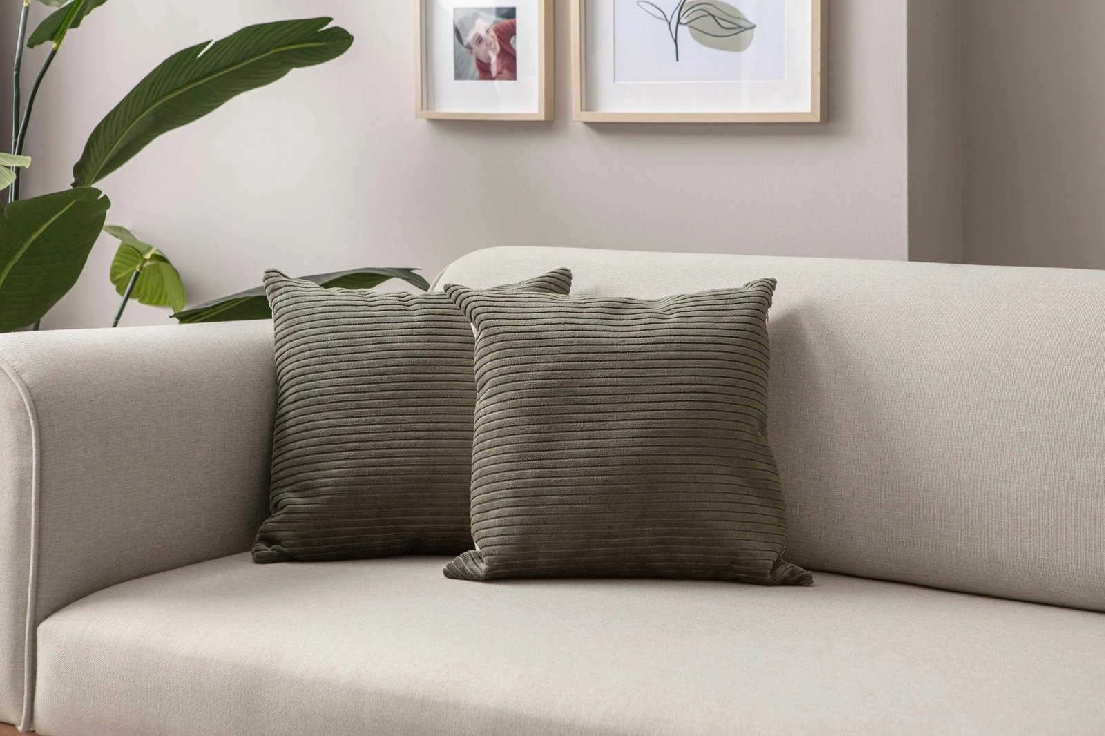 Set mbulesash për jastëkë (2 copë), ngjyrë e gjelbër, Evila Originals, 2030