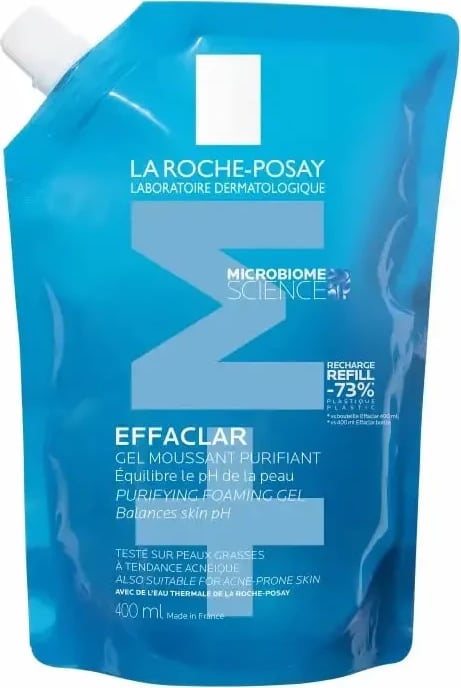 Xhel pastrues fytyre La Roche-Posay Effaclar, unisex, refill 400ml