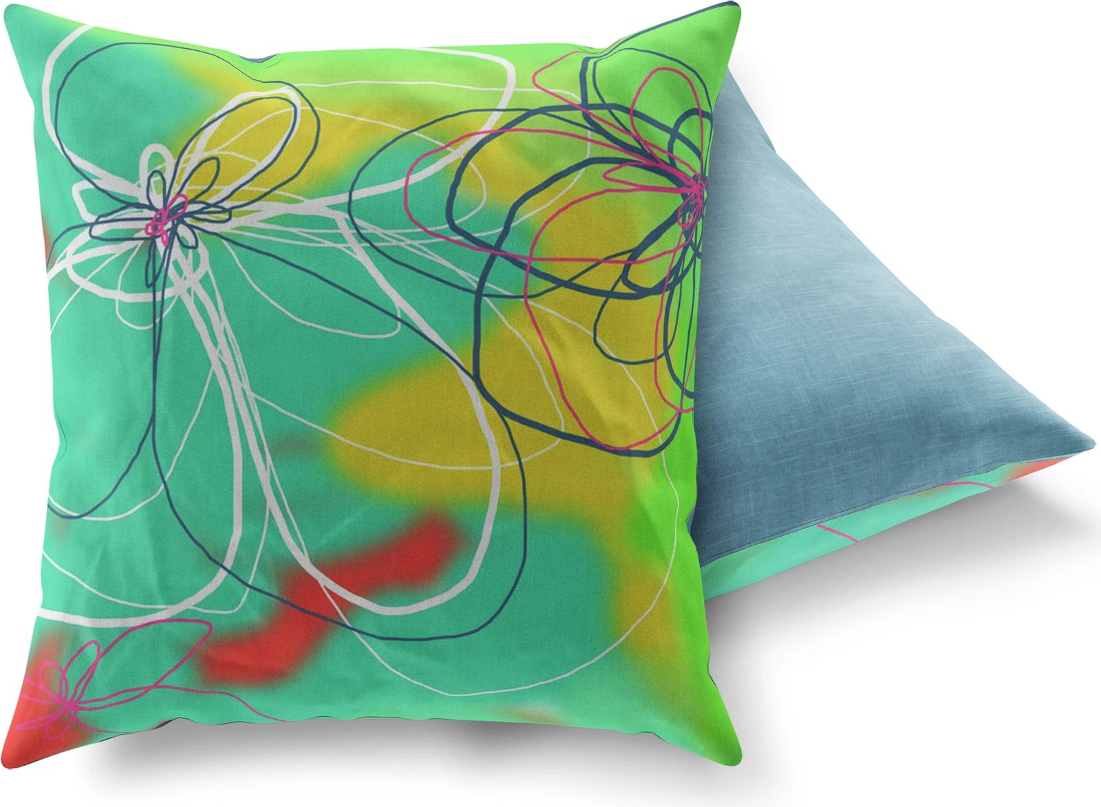 Jastëk dekorativ, shumëngjyrësh, Evila Originals, A14504, 43x43cm