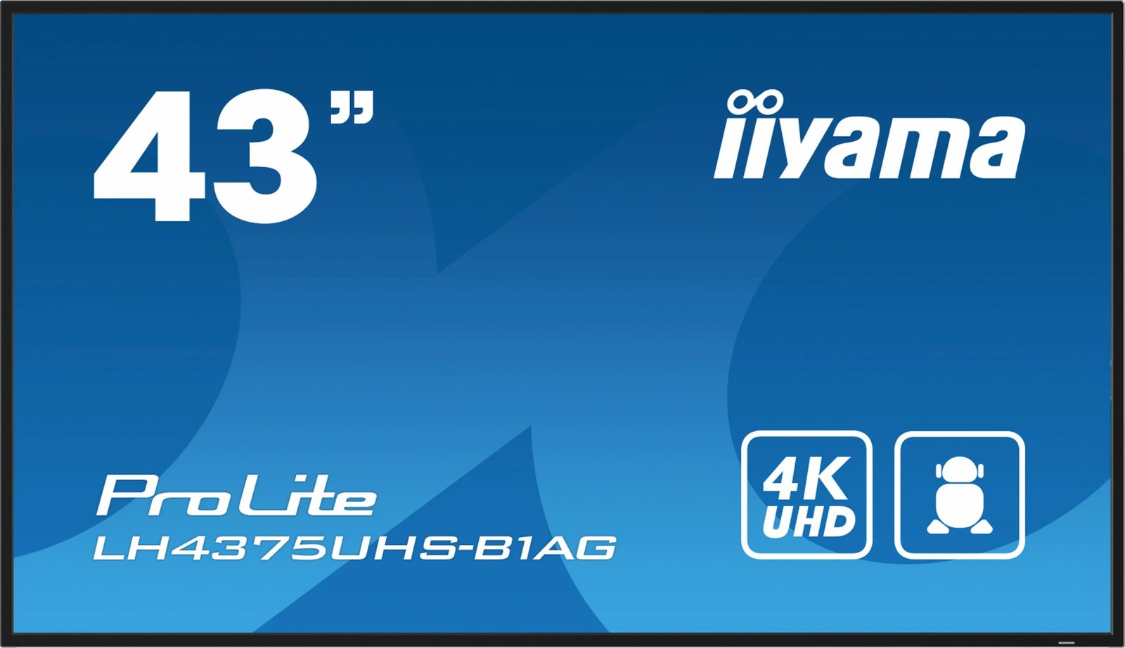 Ekran dixhital iiyama ProLite, 43", LCD, 4K UHD, Wi-Fi