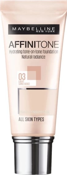 Fondatinë për femra Maybelline Affinitone 03 Light Sand Beige 30ml
