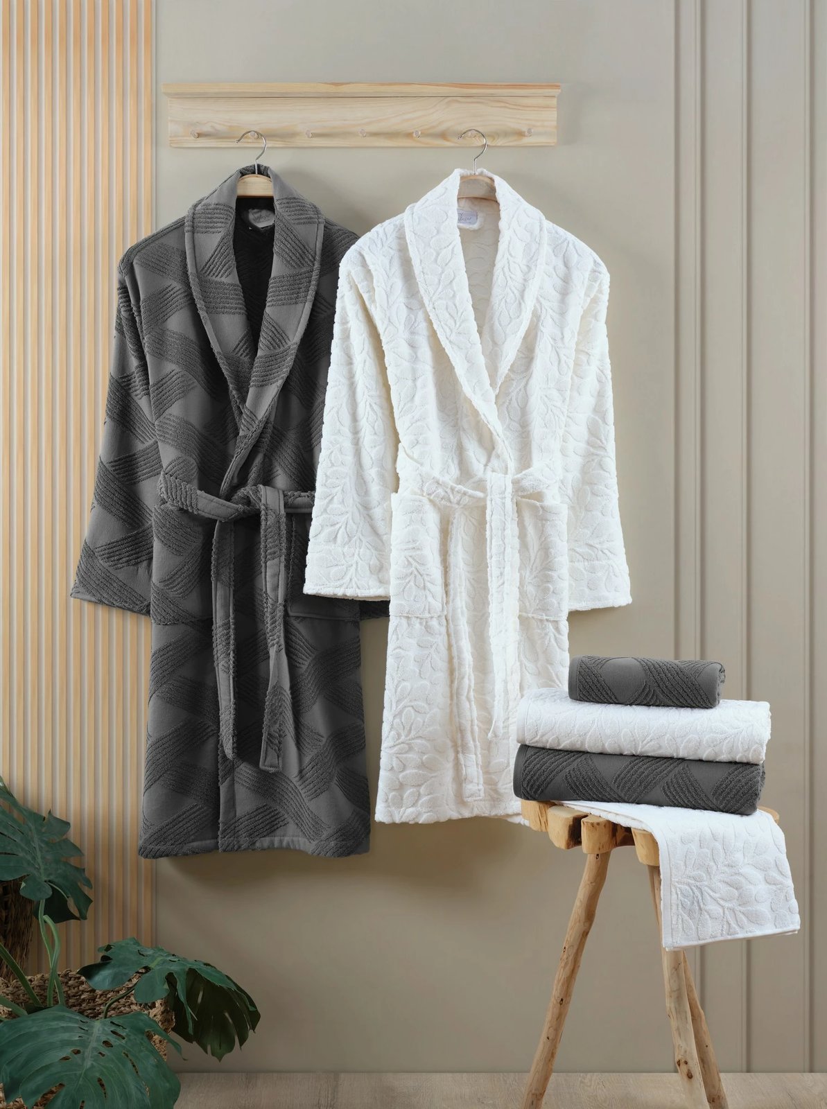 Set familjar për banjo Mijolnir, Benito, antracit dhe krem