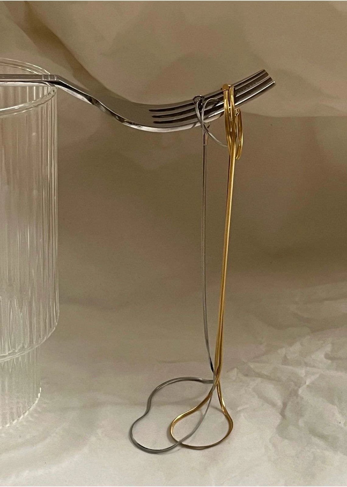 Qafore prej çeliku, ngjyrë argjendi, Jumeon, KPEGMSA1262, 45cm