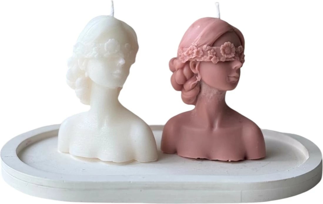 Set qirinjsh (3 copë), Evila Originals, Glamour Candle 44ST